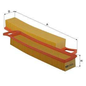 Fil Filtre Mini R50 R60 P207 P308 Hava Filtresi