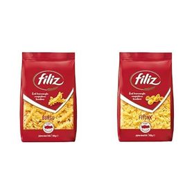 Filiz 500 gr Burgu Makarna + 500 gr Fiyonk Makarna