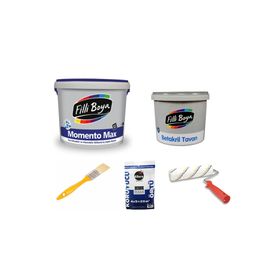Filli Boya 15LTMMTOMAX Momento Max Silikonlu 15 lt Tavan Boyası 10 kg Set İç Cephe Duvar Boyası