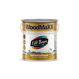 Filli Boya 2.5 lt WoodMaxx Vernikli Su Bazlı Dış Cephe Ahşap Koruyucu