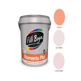 Filli Boya 7,5 lt Pastel Pembe Momento Plus Profesyonel Mat Plastik İç Cephe Boyası