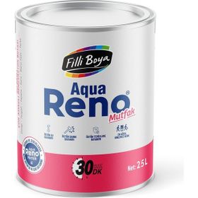 Filli Boya Aqua Reno Mutfak Beyaz 2.5 lt Dönüşüm Yenileme Boyası