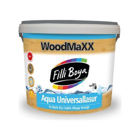 Filli Boya Aqua Universallasur Mahagony 15 lt Su Bazlı Dış Cephe Ahşap Vernik