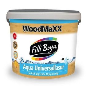 Filli Boya Aqua Universallasur Mahagony 2.5 lt Su Bazlı Dış Cephe Ahşap Vernik