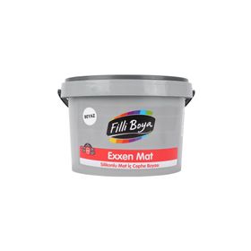 Filli Boya Exxen Mat Silikonlu 2.5 lt Beyaz Silinebilir Boya