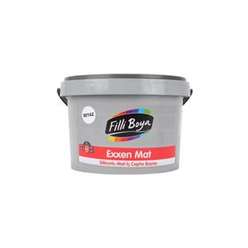 Filli Boya Exxen Mat Silikonlu 2.5 lt Beyaz Silinebilir Boya