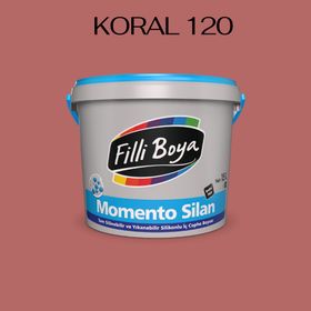 Filli Boya KORAL120 Momento Silan Silinebilir Ipeksi Mat 15 lt İç Cephe Duvar Boyası