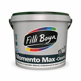 Filli Boya Momento Max-Cleanix Antibakteriyel Silikonlu Soft Mat 15 lt Kum Beyazı 112 İç Cephe Boyası