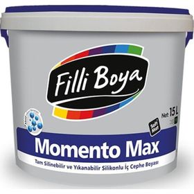 Filli Boya Momento Max Silikonlu Lületaşı 15 lt İç Cephe Duvar Boyası