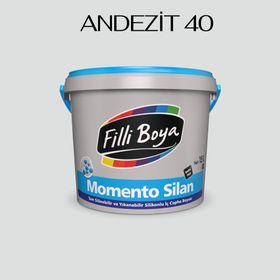 Filli Boya Momento Silan Cleanix Andezit 40 2,5 lt Antibakteriyel Silikonlu İç Cephe Duvar Boyası