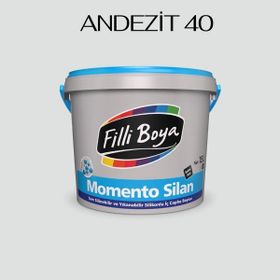 Filli Boya Momento Silan Cleanix Andezit 40 2,5 lt Antibakteriyel Silikonlu İç Cephe Duvar Boyası