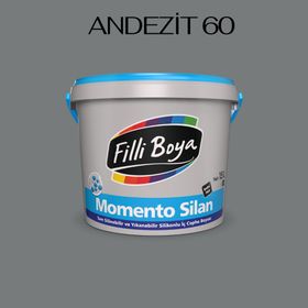 Filli Boya Momento Silan Cleanix Andezit 60 7.5 lt Antibakteriyel Silikonlu İç Cephe Duvar Boyası