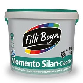 Filli Boya Momento Silan Cleanix Çakıllı Kum 15 lt Antibakteriyel Silikonlu İç Cephe Duvar Boyası