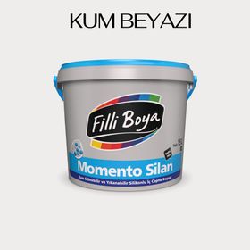 Filli Boya Momento Silan Cleanix Kum Beyazı 2,5 lt Antibakteriyel Silikonlu İç Cephe Duvar Boyası