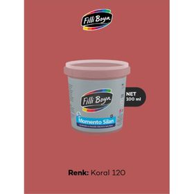Filli Boya Momento Silan İpeksi Mat 100 ml Koral 120 İç Cephe Duvar Boyası