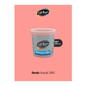 Filli Boya Momento Silan İpeksi Mat 100 ml Koral 290 İç Cephe Duvar Boyası