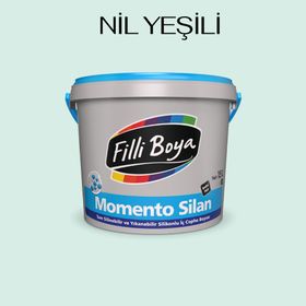 Filli Boya Momento Silan Silikonlu Nil Yeşili 15 lt İç Cephe Duvar Boyası