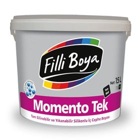 Filli Boya Momento Tek Silikonlu Açık Krem 15 lt İç Cephe Duvar Boyası