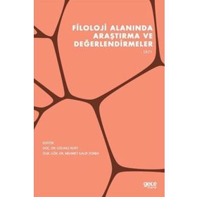 Filoloji Alanında Araştırma Ve Değerlendirmeler - Kolektif
