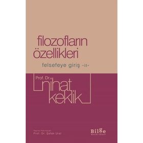 Filozofların Özellikleri Bilge Kültür Sanat Yayınları