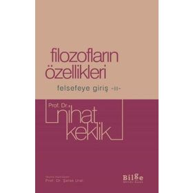 Filozofların Özellikleri Bilge Kültür Sanat Yayınları