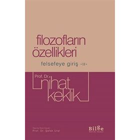 Filozofların Özellikleri Bilge Kültür Sanat Yayınları