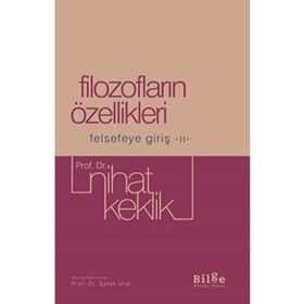 Filozofların Özellikleri Bilge Kültür Sanat Yayınları