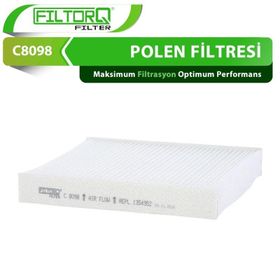 Filtorq C8098 Volvo C30 2006 2018 Polen Filtresi