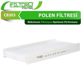 Filtorq C8303 Fiat Scudo 2 2007 2018 Polen Filtresi