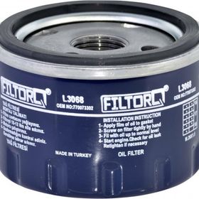 Filtorq L3068 Dacia Duster 1 1.6-2.0 2010-2015 Yağ Filtresi