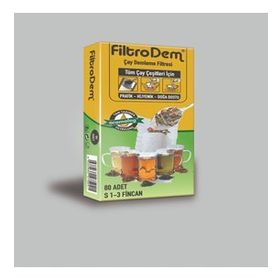Filtrodem S 1-3 Fincan 80'li Çay Demleme Filtresi