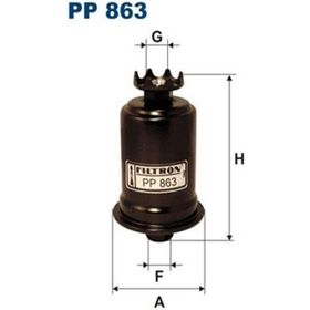 Filtron Accent 1,3 1,5 94 00 Colt 1,3 Lancer 1,5 Pajero Benzin Filtresi