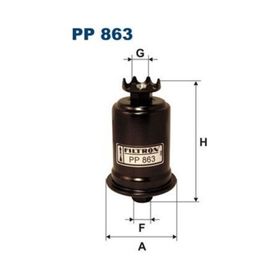 Filtron Accent 1,3 1,5 94 00 Colt 1,3 Lancer 1,5 Pajero Benzin Filtresi