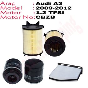 Filtron Audi A3 1.2 TFSI 2010-2013 Polen Filtresi