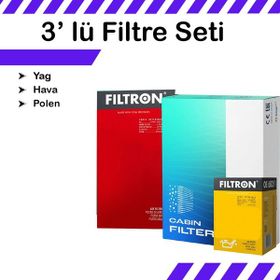 Filtron Audi A3 1.6 2003-2012 3'lü Filtre Bakım Seti