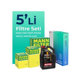 Filtron Audi A4 1.8 TFSI 170 HP Castrol Motor Yağlı 2008-2015 4'lü Filtre Bakım Seti