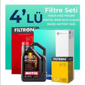 Filtron Audi A5 45 TFSI Motul Motor Yağlı 2020-2024 4'lü Filtre Bakım Seti
