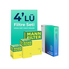 Filtron Audi A6 2.0 Dizel 2008-2011 3'lü Filtre Bakım Seti