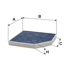 Filtron Audi Q5 2009-2016 Karbonlu Polen Filtresi
