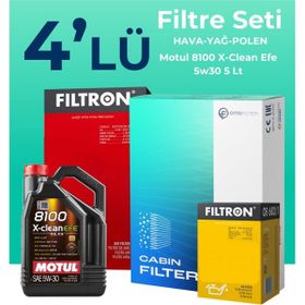 Filtron BMW 1.16D Motul Motor Yağlı 2015-2019 4'lü Bakım Seti