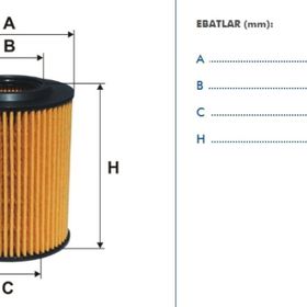 Filtron Bmw 1 F20 F21 114ı 116ı 118ı 11 Bmw 3 F30 F35 F80 316ı 320ı 12 Yağ Filtresi