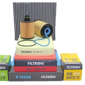 Filtron Chevrolet Aveo T300 2012 Sonrası 1.3 Dizel Motor Bakım Karbonlu Polen Filtre Seti