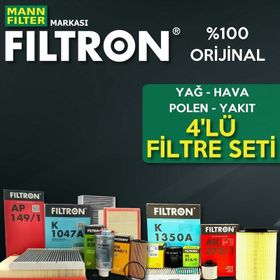 Filtron Citroen C2 1.4 HDİ 2004-2009 4'lü Filtre Bakım Seti