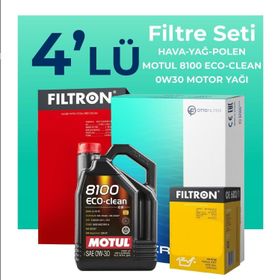 Filtron Citroen Jumpy 2.0 Dizel Motul Motor Yağlı 2017-2024 4'lü Filtre Bakım Seti
