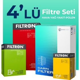 Filtron Citroen Nemo 1.4 Dizel 2008-2015 4'lü Filtre Bakım Seti