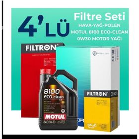 Filtron Fiat Egea 1.6 Dizel Motul Motor Yağlı 2015-2023 4'lü Filtre Bakım Seti