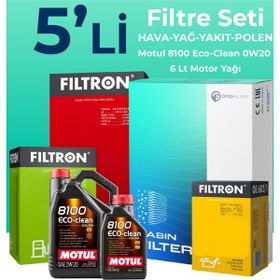 Filtron Ford Focus 1.5 Dizel Manuel Motul Motor Yağlı 2018-2024 5'li Filtre Bakım Seti