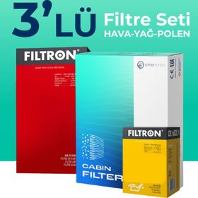 Filtron Ford Mondeo 1.6 Dizel 2011-2014 3'lü Filtre Bakım Seti