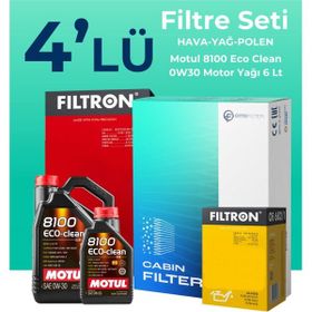 Filtron Ford Mondeo 2.0 Dizel Motul Motor Yağlı 2015-2018 4'lü Filtre Bakım Seti