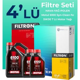 Filtron Ford Transit V184 2.0 Dizel Motul Motor Yağlı 2001-2006 4'lü Filtre Bakım Seti